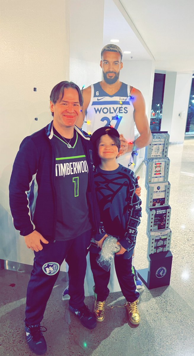 minnick21's tweet photo. Abs enjoying his 10th Birthday!  He just wants a Wolves Win!
Target Center is gonna Rock tonight! 
#PackPix https://t.co/NCqqm3BskX