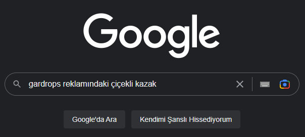 Arıyorum, bulamıyorum.