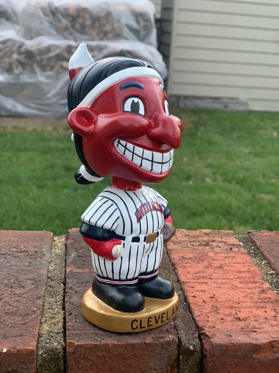 RVA_Bobbles's tweet photo. Retro Chief Wahoo nodder!? #2 and glad to finally have him done! @UniWatch @SniperBobble #bobblehead #bobblecustom #longlivechiefwahoo https://t.co/ZZRisB27V5