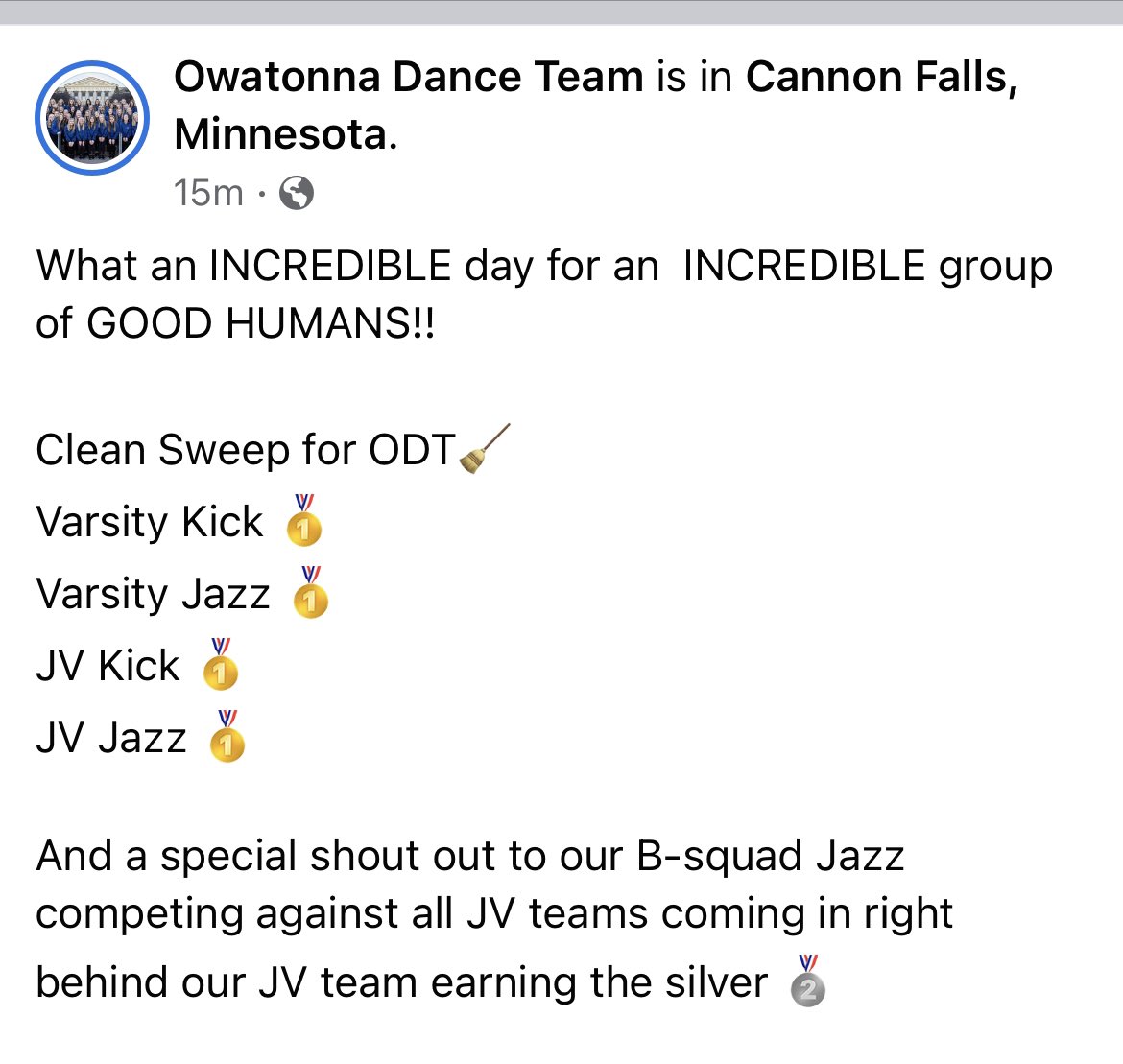 DanceOwatonna's tweet photo. https://t.co/J1xxHnSiRQ