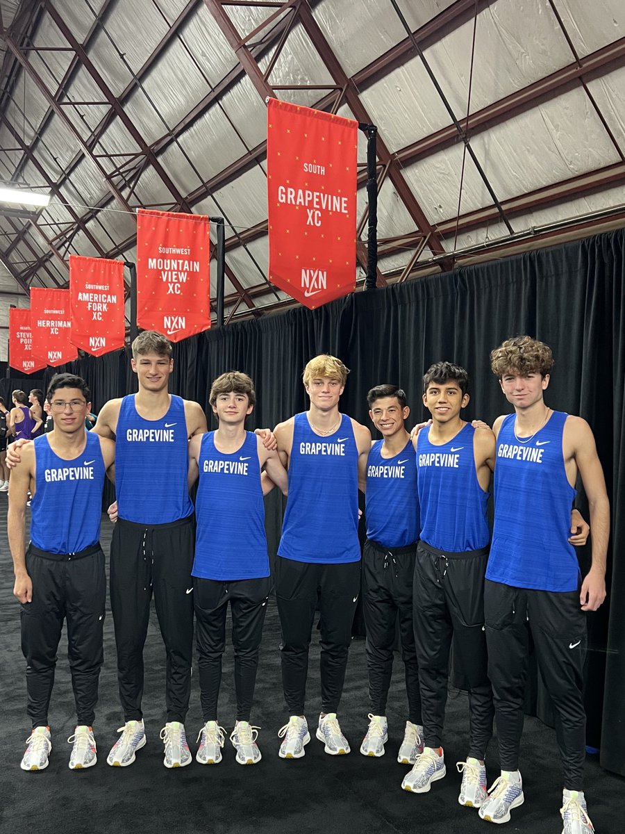 Boys finish the season with a 19th place finish at Nike Cross Nationals.  I will always remember the way this team worked unselfishly to achieve their goals.  Thanks for an amazing season!  ⁦<a href="/GrapevineXC/">Grapevine High School Cross Country</a>⁩