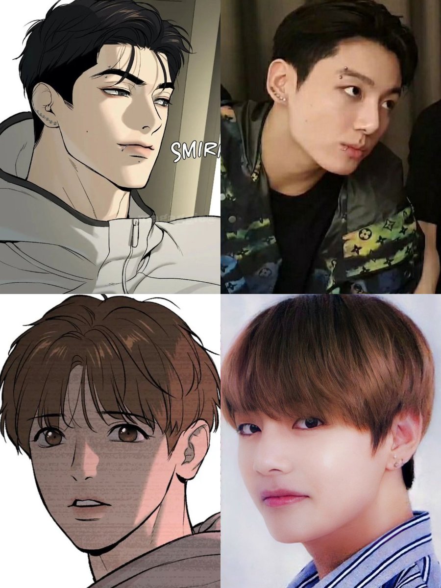 kvcero's tweet photo. #kooktae as #jinx characters manhwa https://t.co/Z7JnhLxTlj