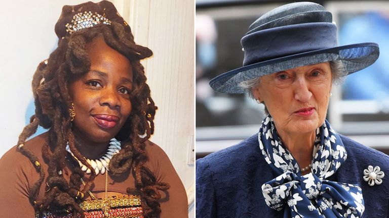 MrAndyNgo's tweet photo. Background: An 83-year-old who spent six decades volunteering as an aide to the late Queen was thrown under the bus &amp; smeared as a vicious racist after she asked charity head "Ngozi Fulani," aka Marlene Headley, where she was from. Fulani was wearing African-style clothing. https://t.co/eQuw9pfb9d