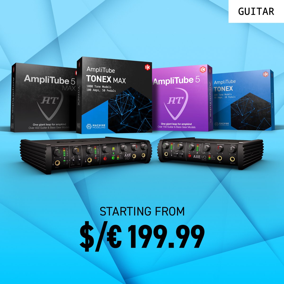 IKMultimediaES's tweet photo. El regalo perfecto para ti o para ese guitarrista/bajista que tanto aprecias: ¡descuento imperdible en paquetes de AXE I/O + AmpliTube + TONEX! https://t.co/afaa8m7ycw
#AXEIO #AmpliTube #AmpliTube5 #TONEX #Guitarra #guitarrista #descuento #promoción #oferta #interfaz #navidad https://t.co/GnTKqGhBSH