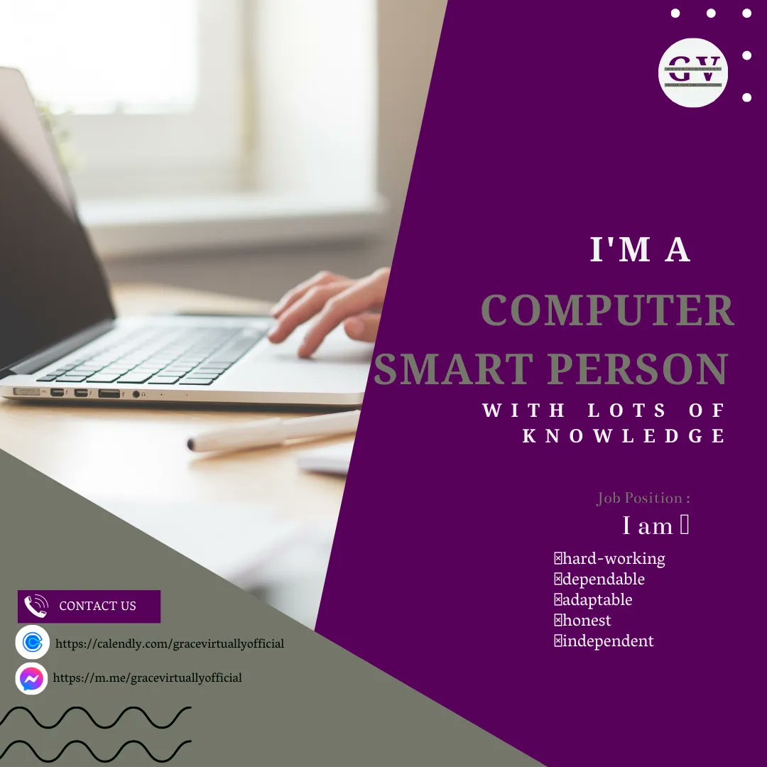 gracevirtually0's tweet image. Please allow me to lighten your weight a bit 💆‍♂️

I am 💯
✅hard-working
✅dependable
✅adaptable
✅honest
✅independent

 I am able to communicate, work with little supervision, and provide updates on the progress of my task 📈

 #gracevirtually  #GVassists #womeninbusiness