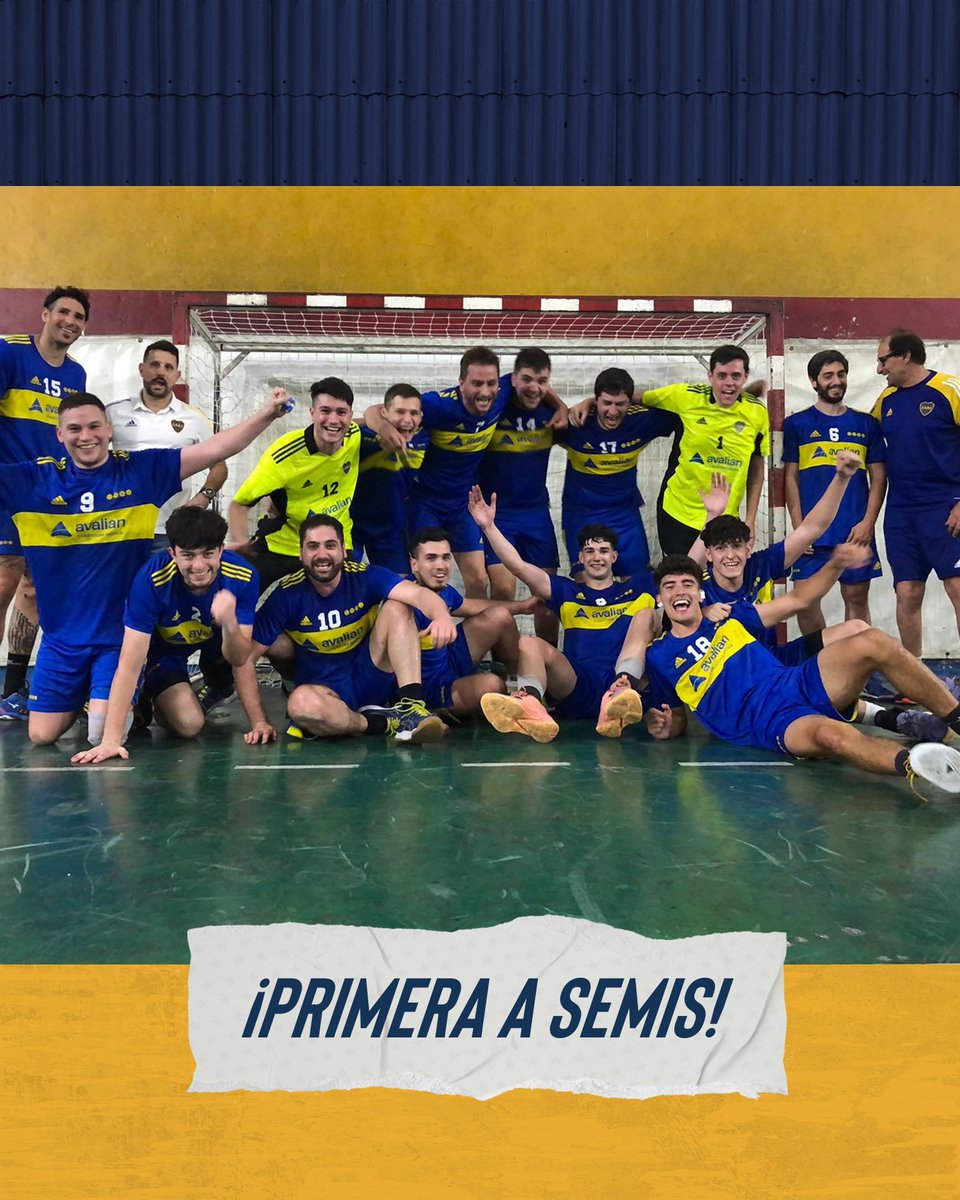 ¡PRIMERA A SEMIS! 🥳

La primera división masculina jugó cuartos de final frente a UBA y pasaron a la semifinal luego de ganar 25-33 en Cideco.

#PrimeraDivision
#VamosBoca 🔵🟡🔵