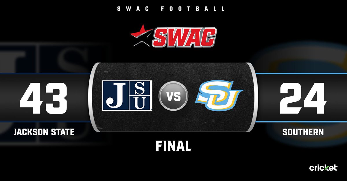IG farlitos_way on Twitter "RT theswac SWAC Football Final Score