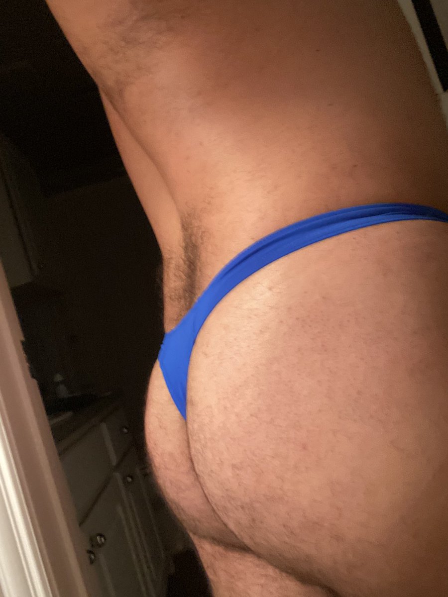 DFWrawslut's tweet photo. First time wearing a thong and I like it. https://t.co/Vqj1Qg2Gkp