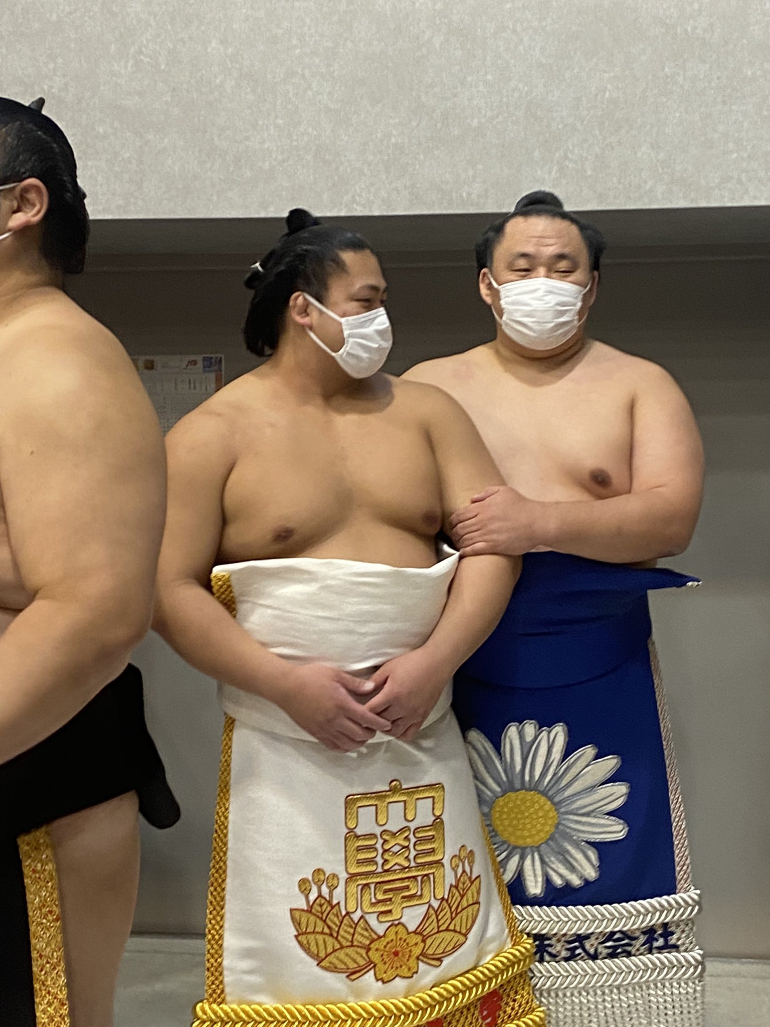 大相撲 北勝富士関 浴衣反物