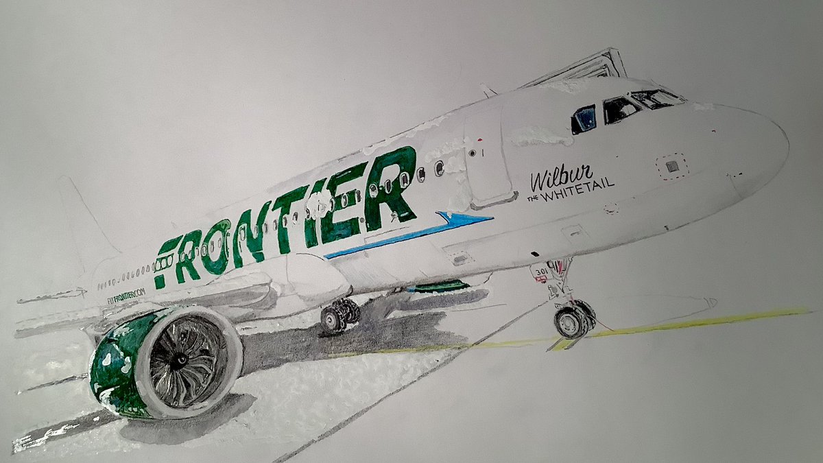 (In progress…)

This year’s Christmas project features November 3 0 1 Foxtrot Romeo. <a href="/FlyFrontier/">Frontier Airlines</a>’s <a href="/Airbus/">Airbus</a> A320NEO, AKA “Wilbur the Whitetail”…

And some snow…