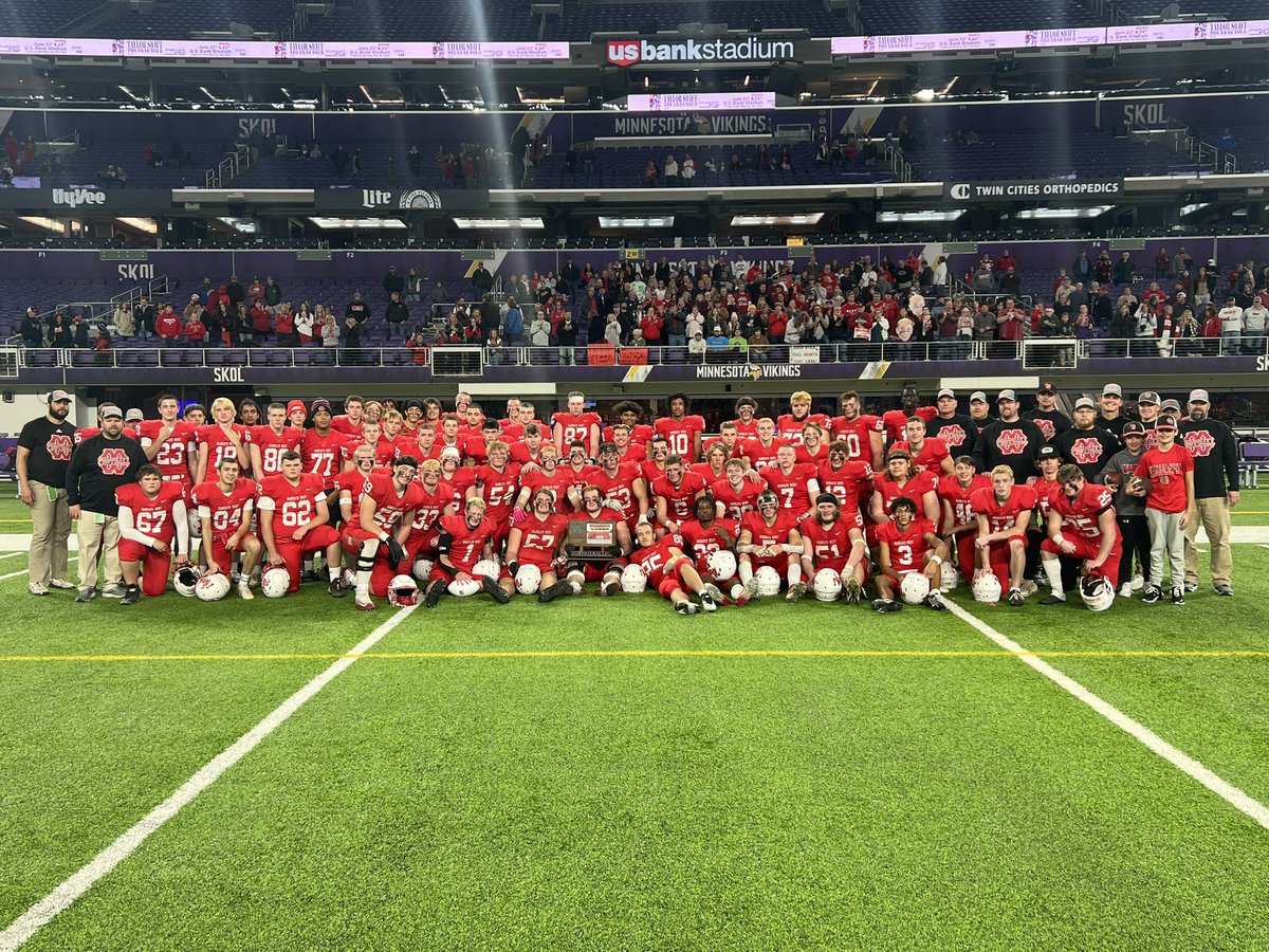 Thanks to our coaches and players for a great season.  Mankato West is the 2022 Class 5A runner-up.