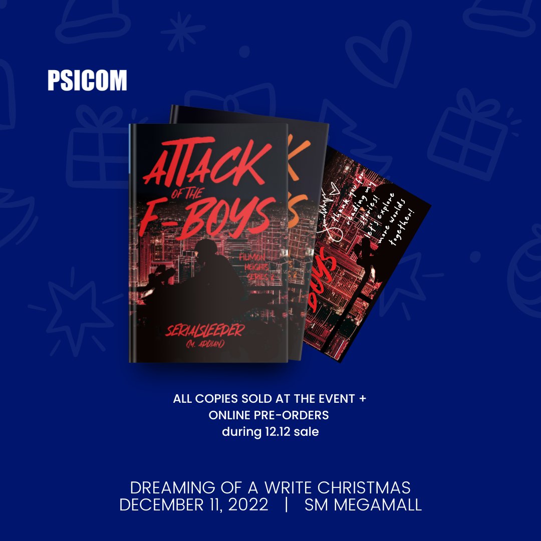 Officialpsicom's tweet photo. Dreaming of a Write Christmas 2022

We heard you! We don't want you to worry and get left behind~ 💙 We got you! 😘
See you on December 11 at SM Megamall, 5th flr Megatrade Hall meeting rm A&amp;B! https://t.co/3VlQtLA1lL