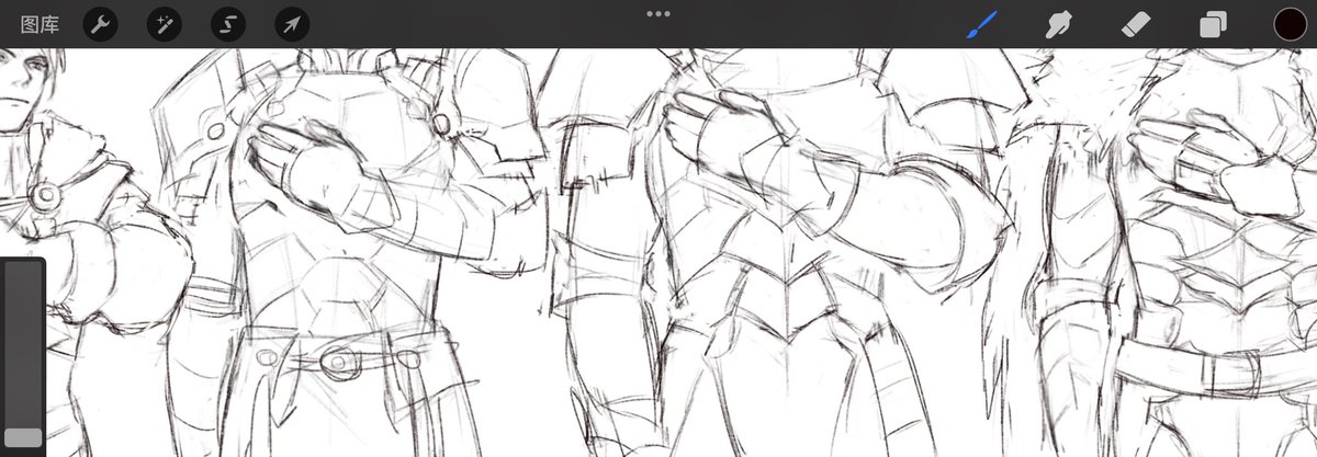 Armors….maybe one day when I have drawn thousands of them will I finally be able to figure out every detail…🙃 