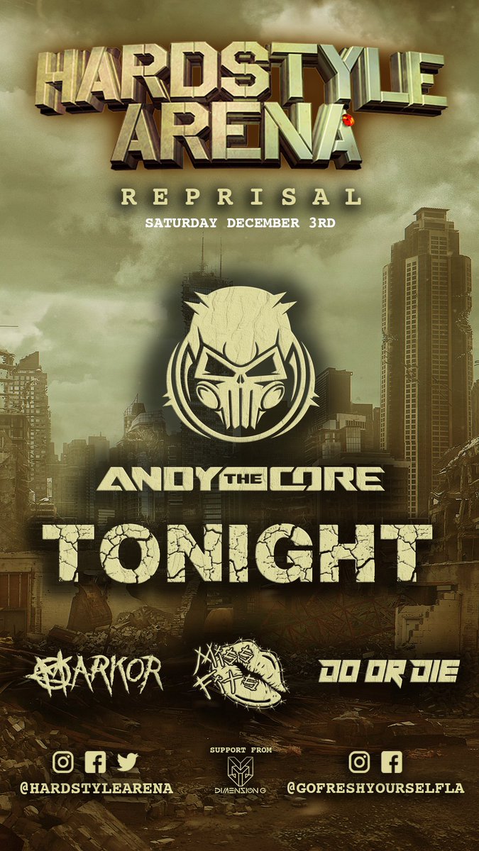 💥Hardstyle Arena: Reprisal is TONIGHT!💥
📍 Located at 624 S. Anderson Street, Los Angeles 90023
📍Tickets will be available at the door 

➡️$25 tickets SELLING QUICK! ⬅️
🔗: beta.purplepass.com/reprisal
🔗: bit.ly/hardstylemysty… 

.
.
.
#music #moh #hardcore #mastersofhardcore