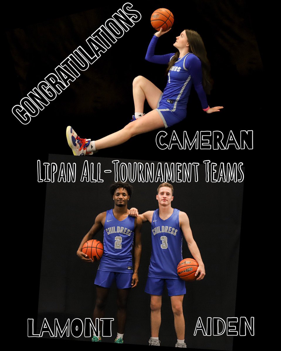 🏀Congratulations 🏀<a href="/camerandaniel01/">Cameran Daniel</a> <a href="/Aidenallen_3/">Aiden Allen</a> <a href="/lamontnick3/">Lamont Nickleberry ⭐️</a> for All-Tournament Team Honors at Lipan! 

<a href="/bhelm19/">Bo Helm</a> <a href="/WayneParker22/">Wayne Parker</a> <a href="/chsladycatbball/">Lady Cat Basketball</a> 
 <a href="/lipanhoops/">Lipan Indians Basketball</a> <a href="/ladyNDNhoops/">Lipan Lady Indian Basketball</a>