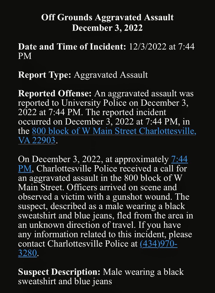 UVA Police Division tweet media
