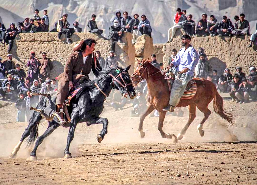 Afghanistan_5's tweet image. Pictures from a regional tournament of Bozkashi, the national game of Afghanistan played on horseback.