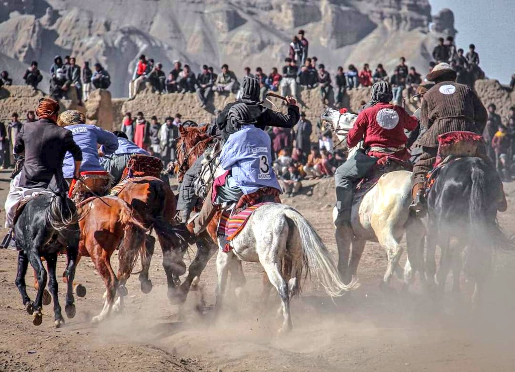 Afghanistan_5's tweet image. Pictures from a regional tournament of Bozkashi, the national game of Afghanistan played on horseback.