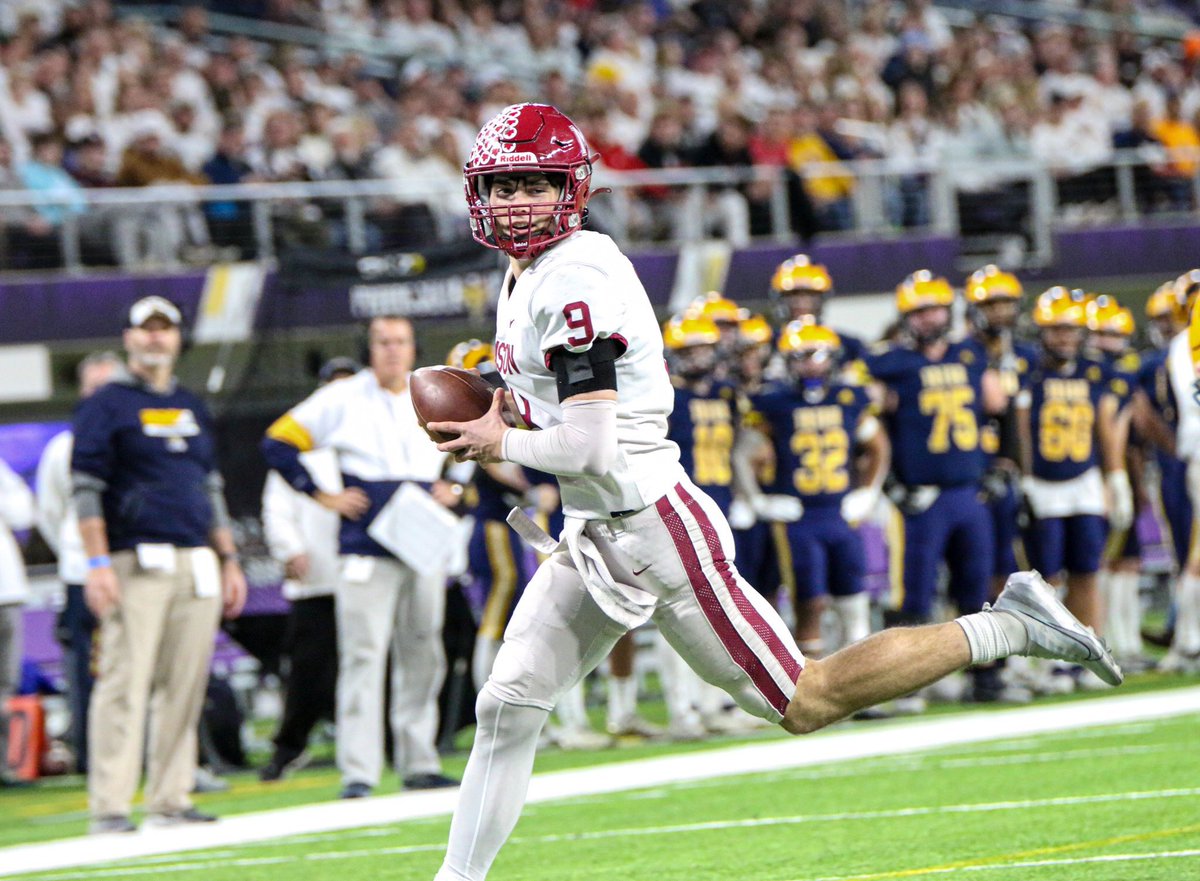 Most talented and competitive QB in Minnesota

24-2 with two Prep Bowl appearances and a ring in the last two years

Fighting through two injured shoulders that needed surgery all year

This is your Mr. Football, <a href="/KilzerJacob/">Jacob Kilzer</a>

Recruit this young man

m.startribune.com/minnesota-high…