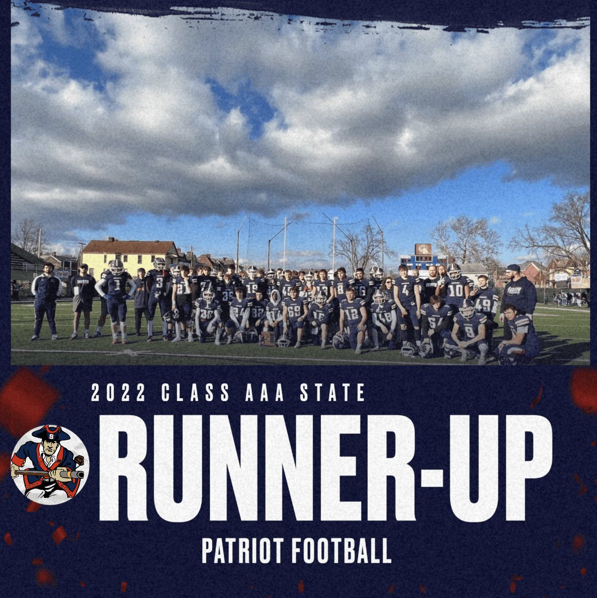 pshsathletics1's tweet photo. Congratulations on a tremendous season to Coach Tanner, staff, and players.  #PatriotProud https://t.co/v4KjJMazAe