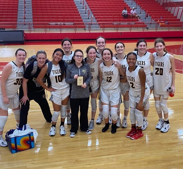 saa_bball's tweet image. JV has won the Crosby JV Tournament today!  Congratulations to the girls and Coach Wells! 🏆🗑️🏀