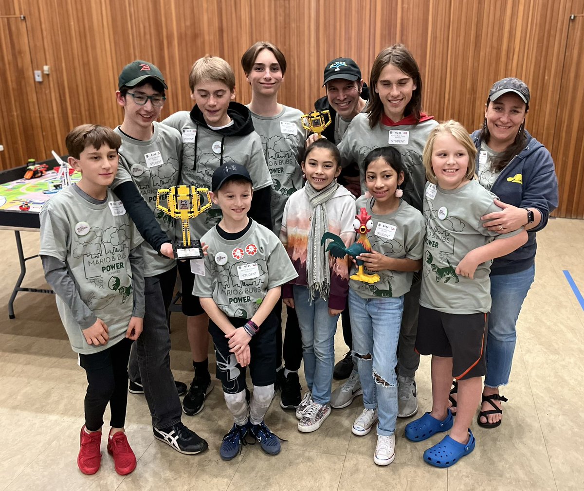 Congratulations to the all-BSD Lego robotics team for winning the FIRST® LEGO® League Challenge Qualifying Tournament! The students are from Meadow Park, Barnes, Ridgewood and Cedar Park. 

And thanks to mentor Noah from BHS and coaches Luke Unger and Christina Schulz.