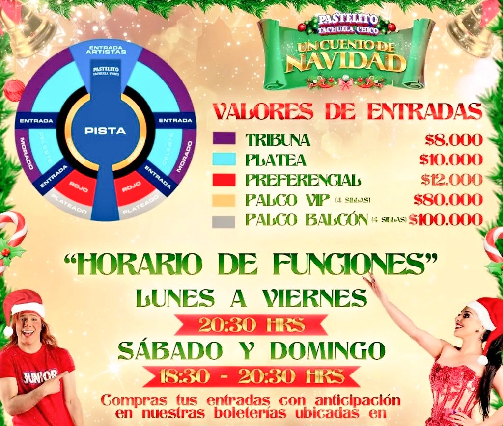 Te esperamos en Mall Florida Center. Show hasta el Domingo 11 de Diciembre 2022.