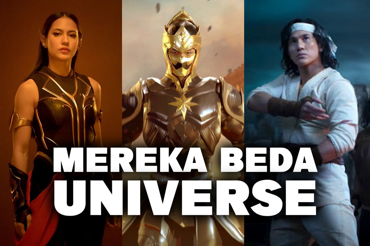 Jagoan_Kancil's tweet image. Tahu nggak? Tiga film ini beda universe lho.

Sri Asih, Satria Dewa Gatotkaca, dan Wiro Sableng berasal dari 3 perusahaan yang berbeda, 3 kreator yang berbeda, dan 3 universe yang berbeda. Ibaratnya kayak Marvel dan DC. Spider-Man jelas beda universe sama Batman kan?

Yok bahas!