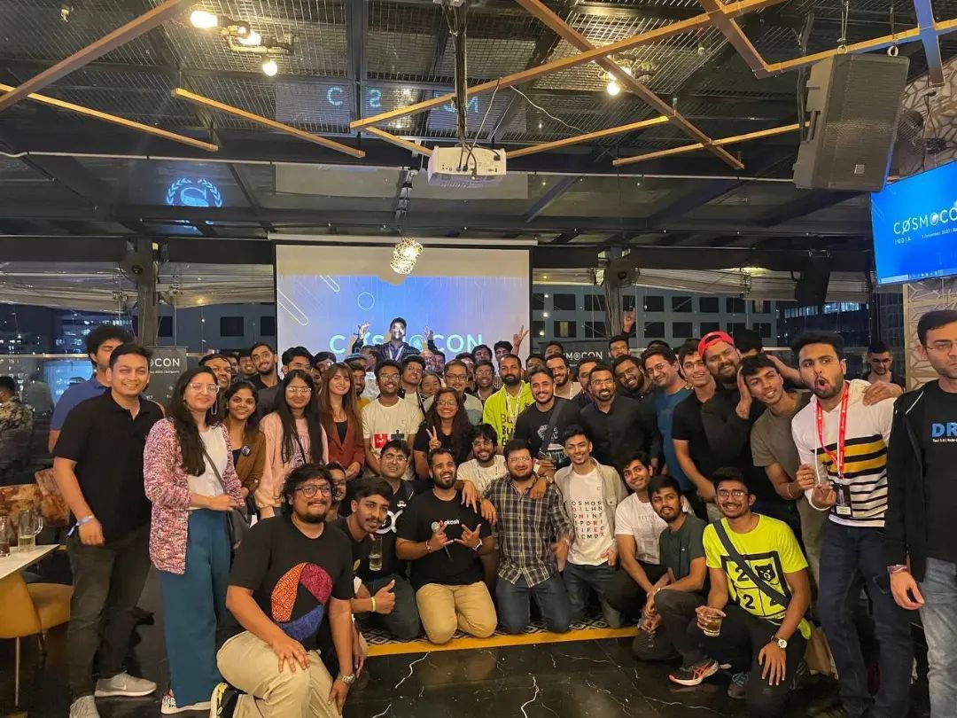 Ali_the_Curios's tweet photo. We are building the @cosmos community in India 1 step at a time 💪

To all my fellows in @ETHIndiaco, come explore Cosmos. Soverign App Chains with Interoperability is the future!!! 🚀🚀🚀 https://t.co/X54cbtSKcB