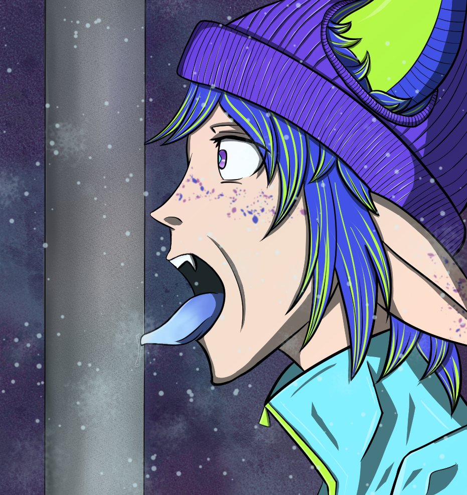 ToriBaumann's tweet photo. So after my life turned into a puddle in November. Figured my first piece back should be of @Aurintune. 🥰 enjoy worldddd. We are back bitches. 
#digitalart https://t.co/aLc9Saoahi