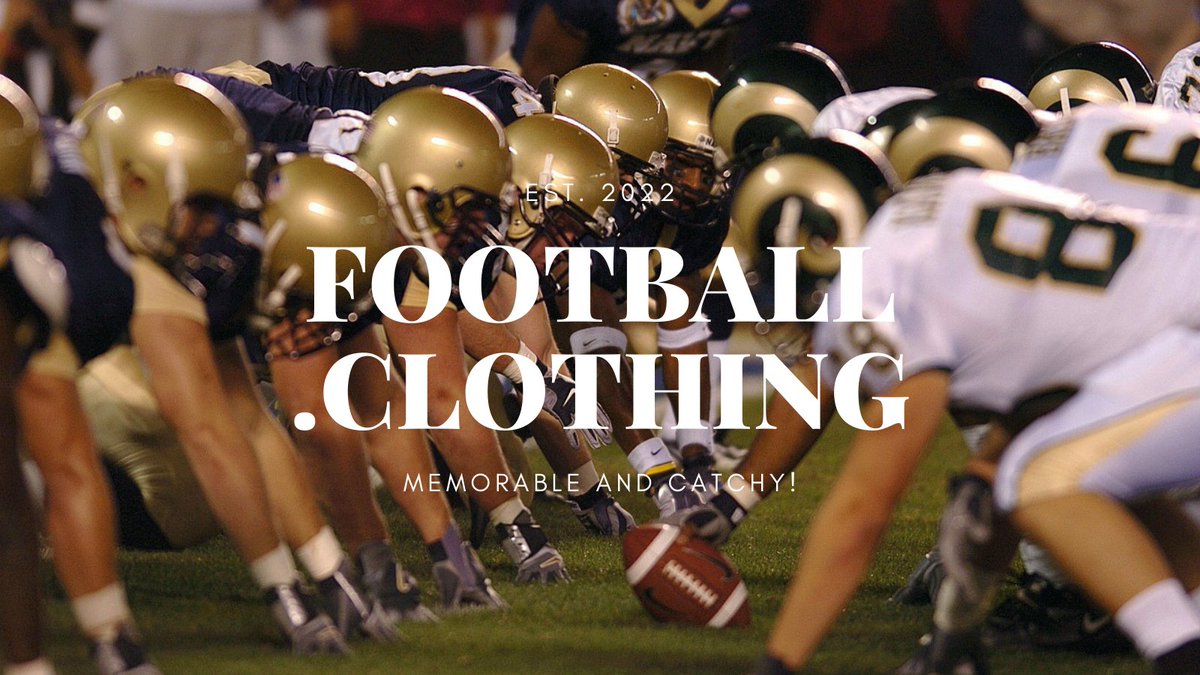 Football.clothing for sale on dan/sedo! 
Memorable and catchy!
Clear and simple domain names are suitable for use in the Football Sports event services

#domainsforsale <a href="/sedo/">Sedo</a> #footballclothing  <a href="/Undeveloped/">Dan.com - a GoDaddy brand</a> #football #brandable #footballWorldCup2022 #onlinebusiness