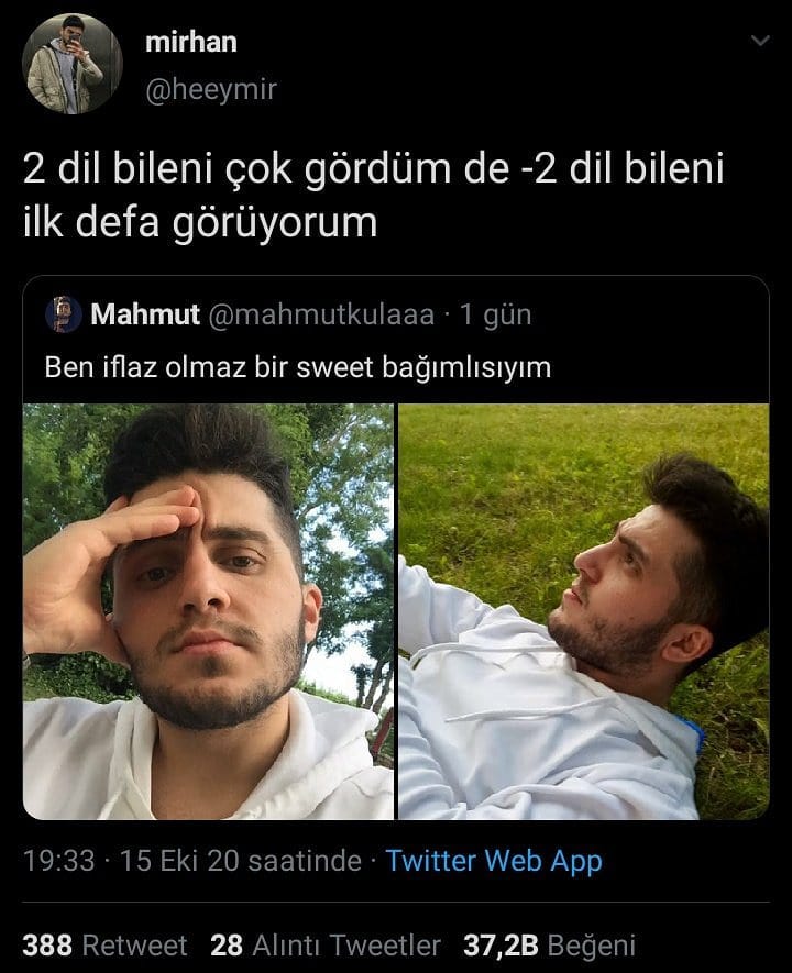 388-) -2 dil bilen adam