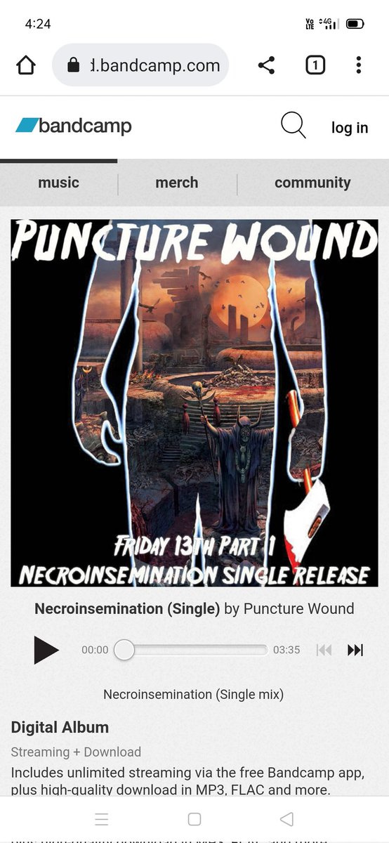 DavidKlement2's tweet photo. SUPPORT YOUR LOCAL BANDS!
Band: Puncture Wound
Origin: Gold Coast, Queensland, Australia 🇦🇺
Single: Necroinsemination (EP)
Released: 2019
@puncturewoundDM https://t.co/oF3JetqYMK