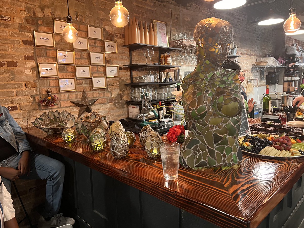 BaltimoreGlass's tweet photo. Amazing night @redemmas with @nikifab77 and @BaltimoreSouth celebrating the movement we are building for zero waste, environment justice and community owned development. https://t.co/7HGqTpTASn