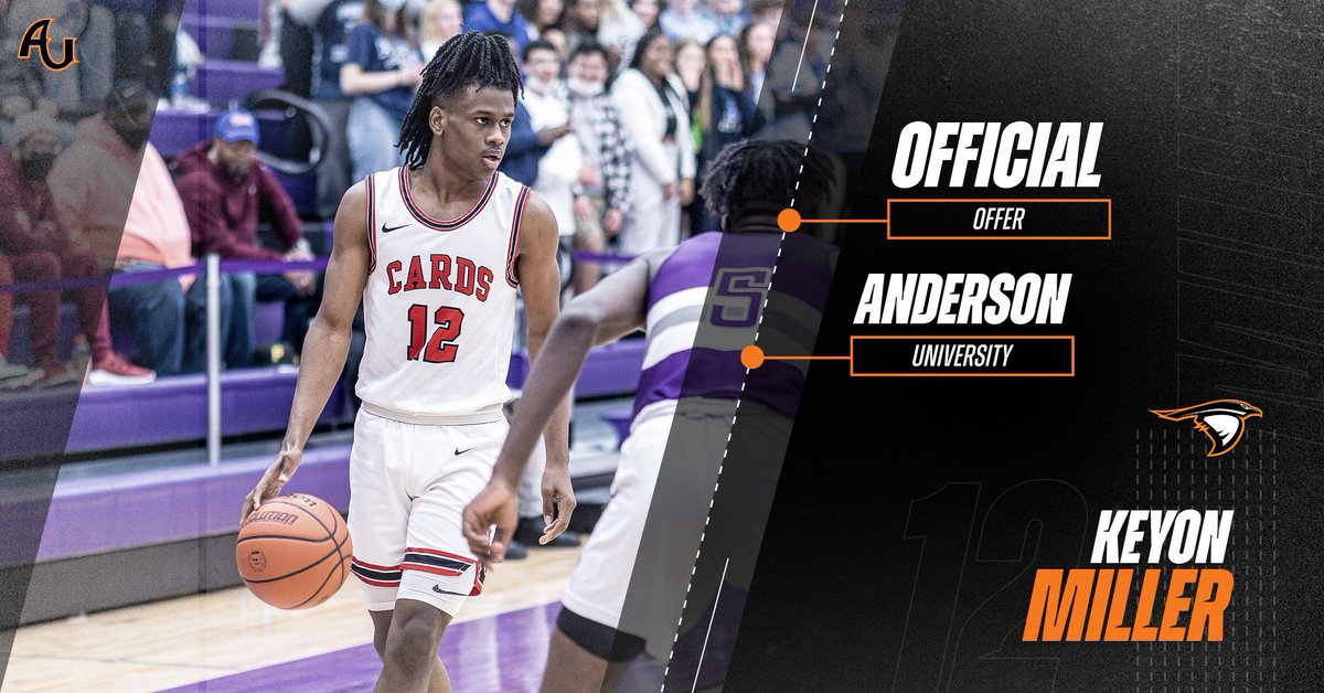 Keyon Miller (@keyonmiller12) on Twitter photo After a great conversation with <a href="/CC__22/">Carter Collins</a> I am bless to receive an offer from <a href="/AURavensMBB/">Anderson Men's Basketball</a> After a great conversation with <a href="/CC__22/">Carter Collins</a> I am bless to receive an offer from <a href="/AURavensMBB/">Anderson Men's Basketball</a>