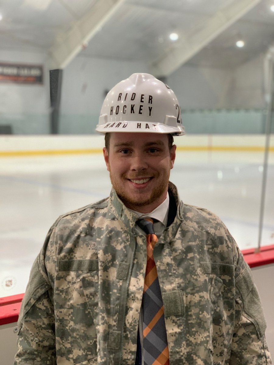 RiderIceHockey's tweet photo. Marron set the tone in physical play end to end, and earns #hardhat and #rangerjacket in 5-2 battle over Maryland.
#RiderIce #TheBrotherhood https://t.co/4QaLrt97xV