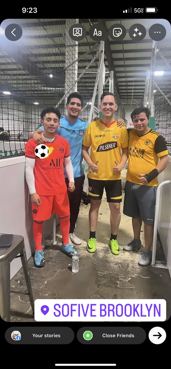 proanojohnny's tweet photo. It’s been a while! #sofive #brooklyn ⚽️ https://t.co/qXeLfpo9kU