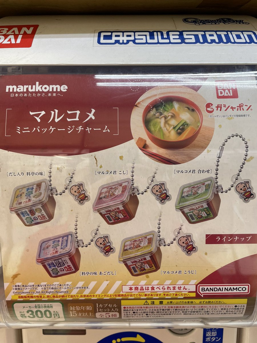 正規逆輸入品】 ガチャガチャ ミニパッケージチャーム 4個セット