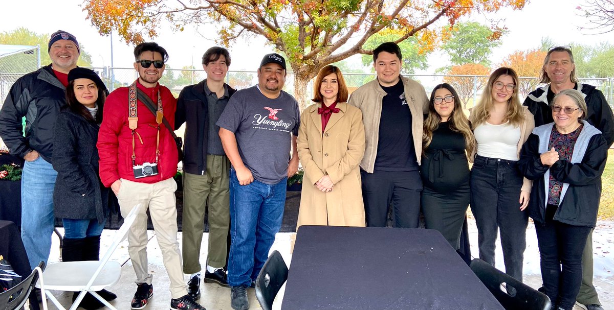 We had a Holiday Thank You party for all our volunteers and supporters at the Tolleson Veterans Park and in spite of the cold rainy weather, we had a good showing! We had good food, good company, and surprise good music. So grateful and honored by so much support.