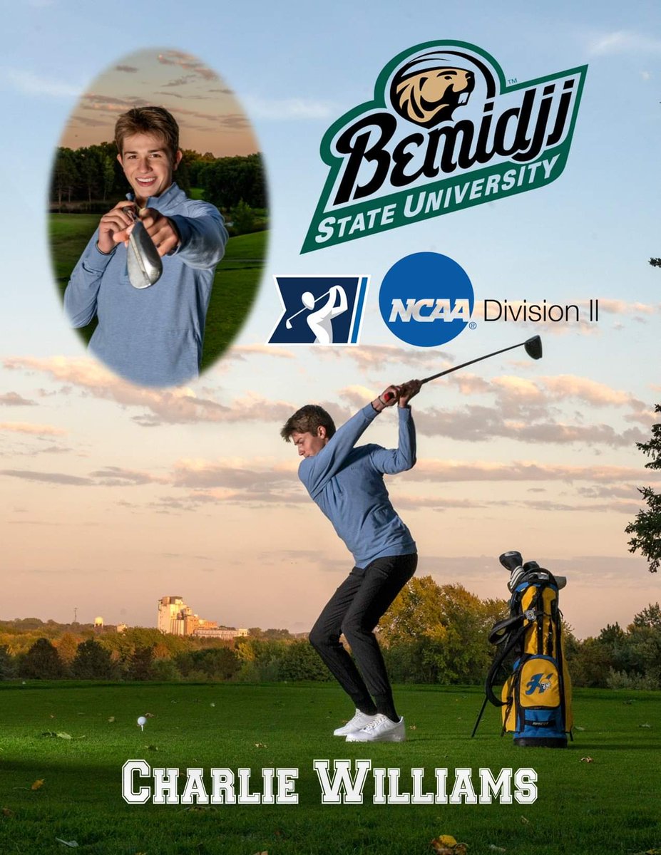 Another signing day celebration at Duggies! Congratulations to HHS Senior, Charlie Williams! He has committed to Bemidji State University for Golf!
