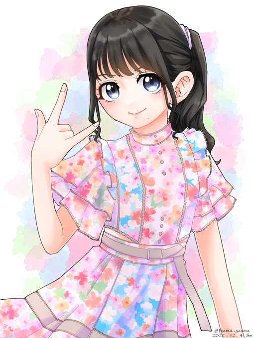 今日ミーグリで見せたイラスト#久保史緒里#N46_FA 