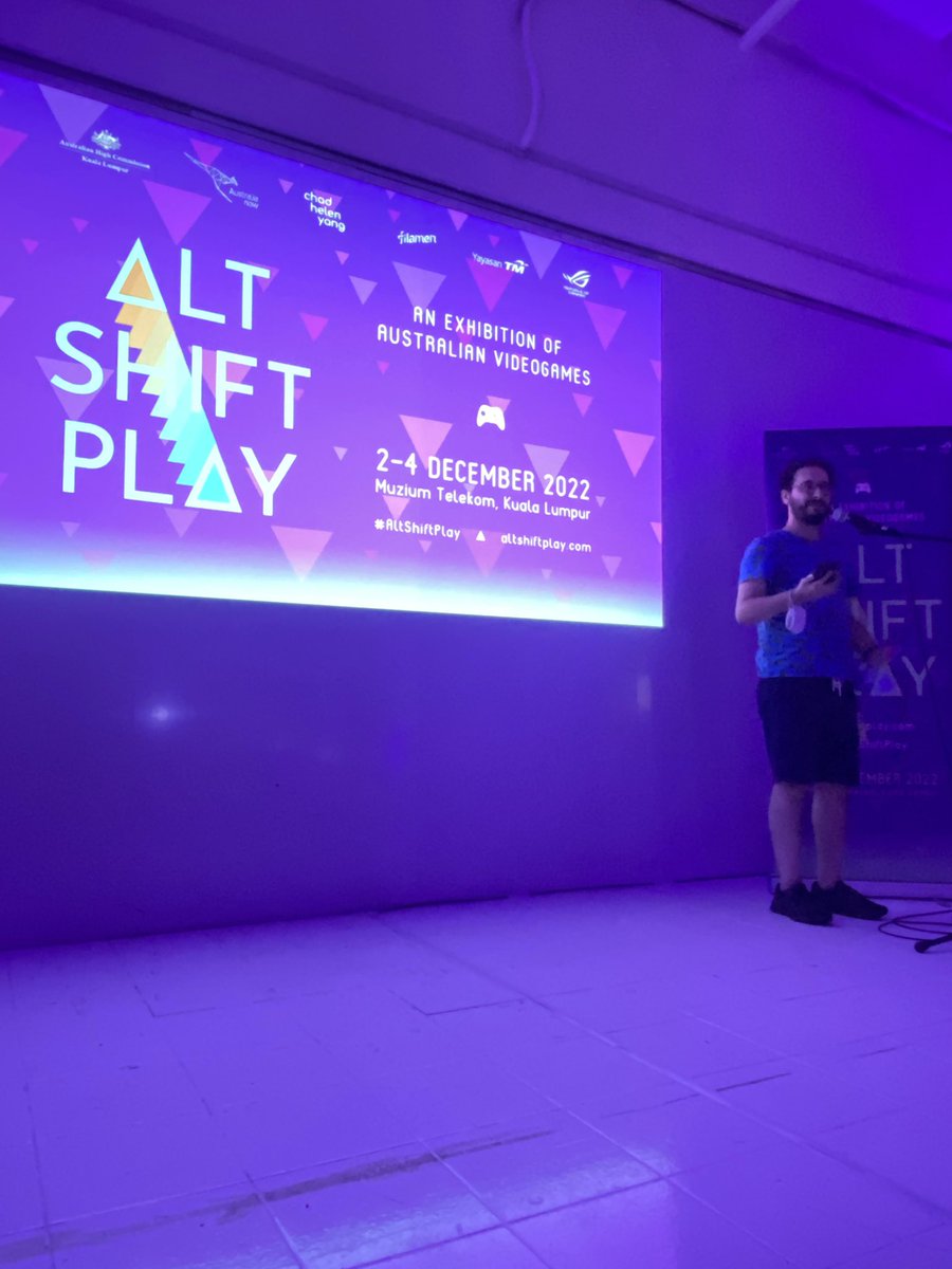studioanisa's tweet photo. Hey if you’re in KL today, it’s your last chance to catch #AltShiftPlay at Muzium Telekom - they’re showcasing the best of indie games from Australia!

Extremely proud of @MrChad and team for pulling this off 🎉🎉 https://t.co/UdWK1Nqxjq