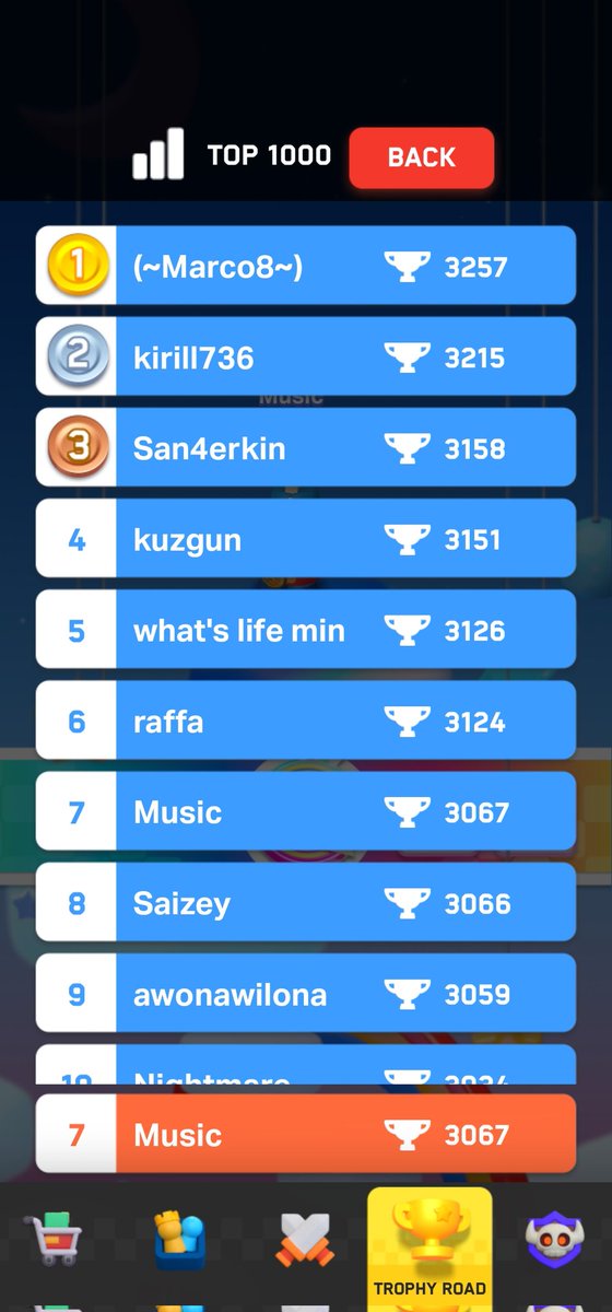 Season 1 Music is back🔥
Late night push with <a href="/Weaky99/">Nightmare / Weaky</a> <a href="/iTzuDL/">iTzu</a> and @BennyyYT_ up to 7th and 3k 🏆.
Maybe I will stream again?
Will post the deck tomorrow so stay tuned!