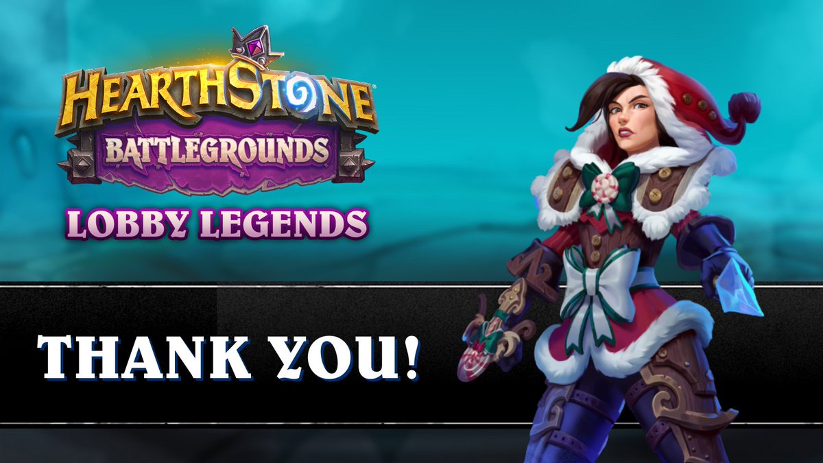 HSesports's tweet photo. Thank you so much for watching Battlegrounds: Lobby Legends this year - it was a blast!
Join us on 16th December for World Championship!

🔴 https://t.co/lhFdVuY8jV
🟣 https://t.co/P41AgIk4NW

#HSEsports #BGLL https://t.co/FXErLszgrY