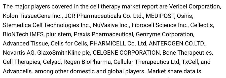 PerfectSpike's tweet image. $RGBP $RGBPP  Dec. 2 2022:   Cell therapy market report calls out Regen Biopharma as a key player, where live T-cells are injected into a patient for the treatment of cancer and other disorders.
Read more:  tinyurl.com/2p96f57p