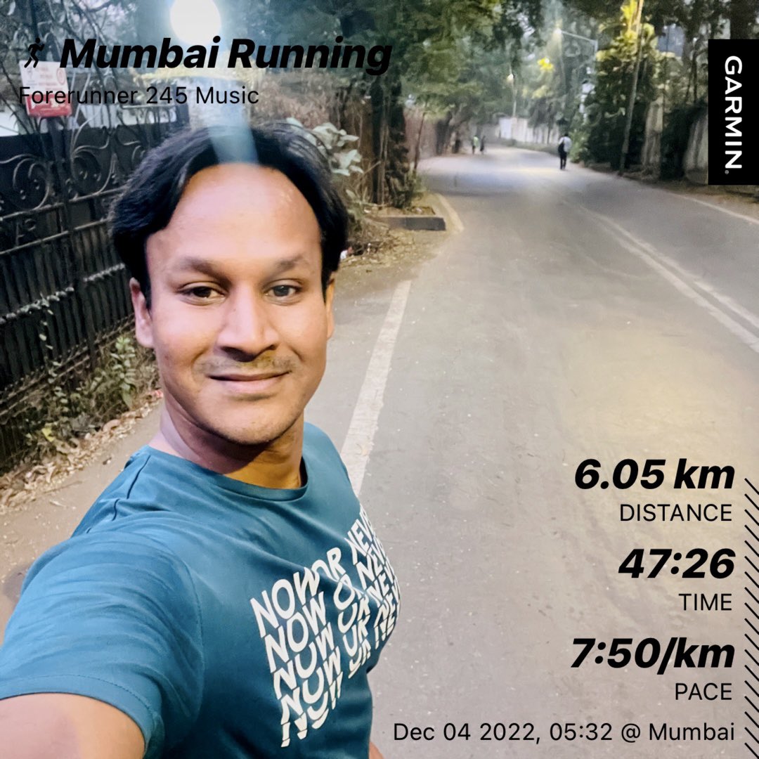 thehybridrunner's tweet photo. Early morning is fun 🤩
#runningatrain is done ✅
Being on empty #MumbaiCity is fun 🤩
Having early #hill in n around @TISSpeak always special time 🫶
Enjoy more of last few days of #December as much it can be🏃♂️🎊
#runbydeepak #runningfit #fitnessmodel #fitnessjourney #sunday https://t.co/Xy6pCuKOQ7