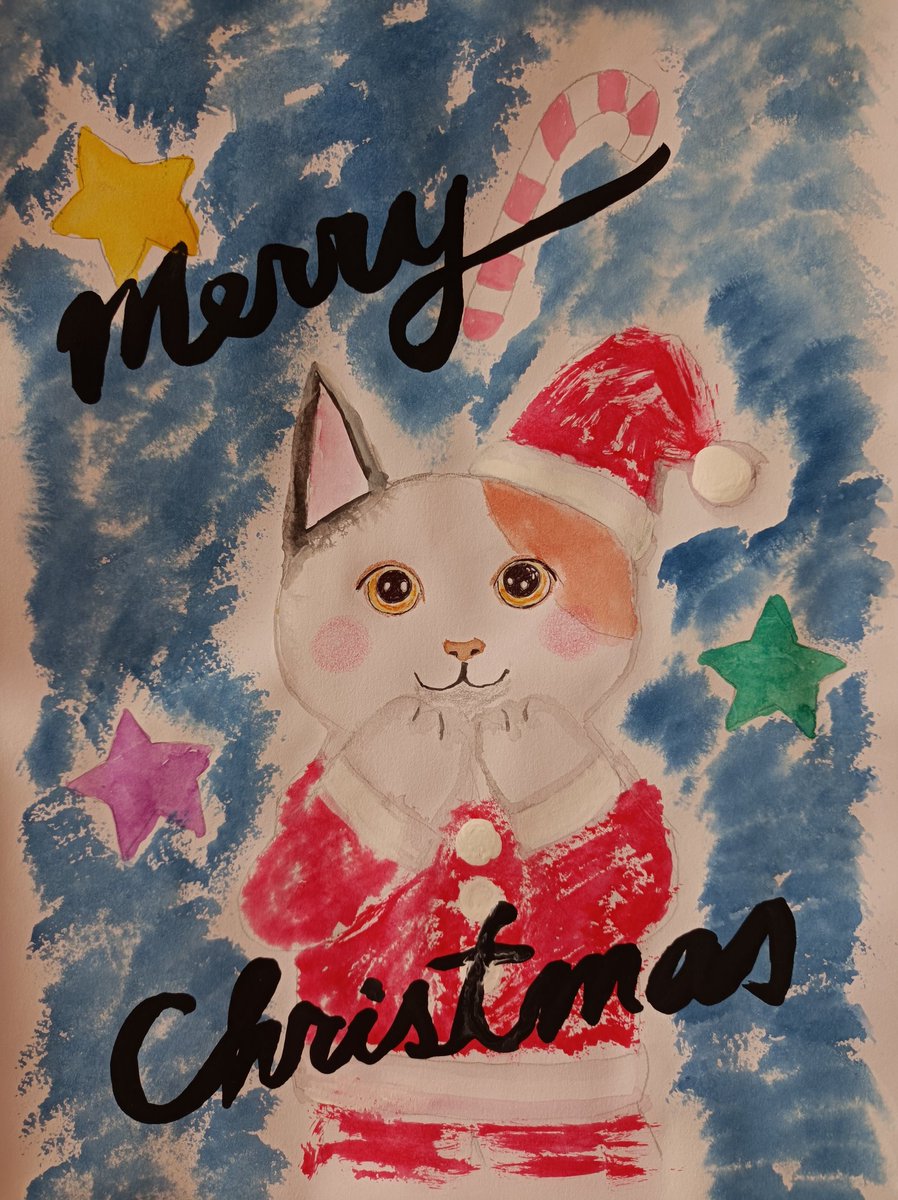 あわてんぼうのミケサンタクロース🎄😻🤶🧑‍🎄🎅
