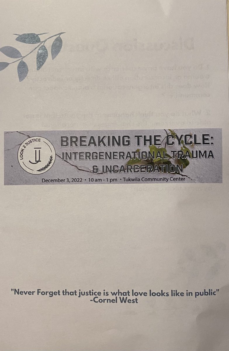 ChrisWBlackwell's tweet photo. A group of us inside prison dreamed up the idea of bringing together formerly incarcerated people working in the community to heal the intergenerational trauma of incarceration and system actors. We believe we have a lot to learn from one another. Today that dream was a reality. https://t.co/nIEjBGBB5u