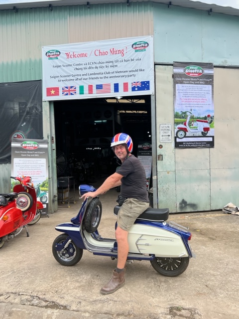 SSCvietnam's tweet photo. A great day yesterday at the SSC Classic EScooter Open Day and Bbq, thanks to all for attending #VTronic #EBretta #GoElectric #72v3000w #SSC #OpenDay #Vintage https://t.co/XYKYRu67C0