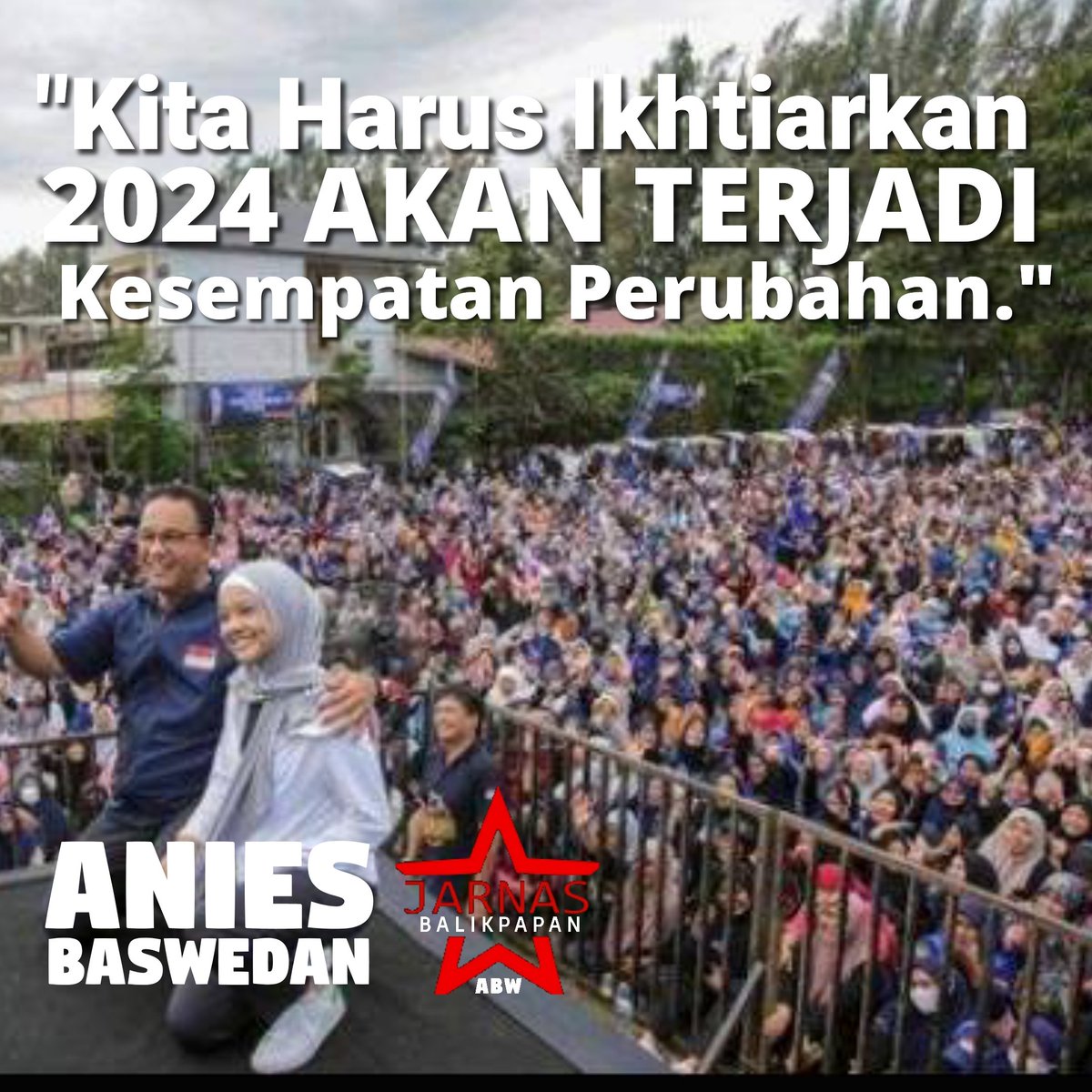 Anies : "Kita Harus Ikhtiarkan 2024 akan Terjadi Kesempatan Perubahan."

Setuju! Yuk RT Like yang Setuju ✨

#AniesPresiden2024